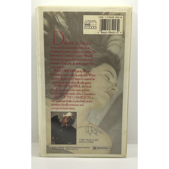 Prey of the Chameleon (VHS, 1991) - Picture 2 of 4